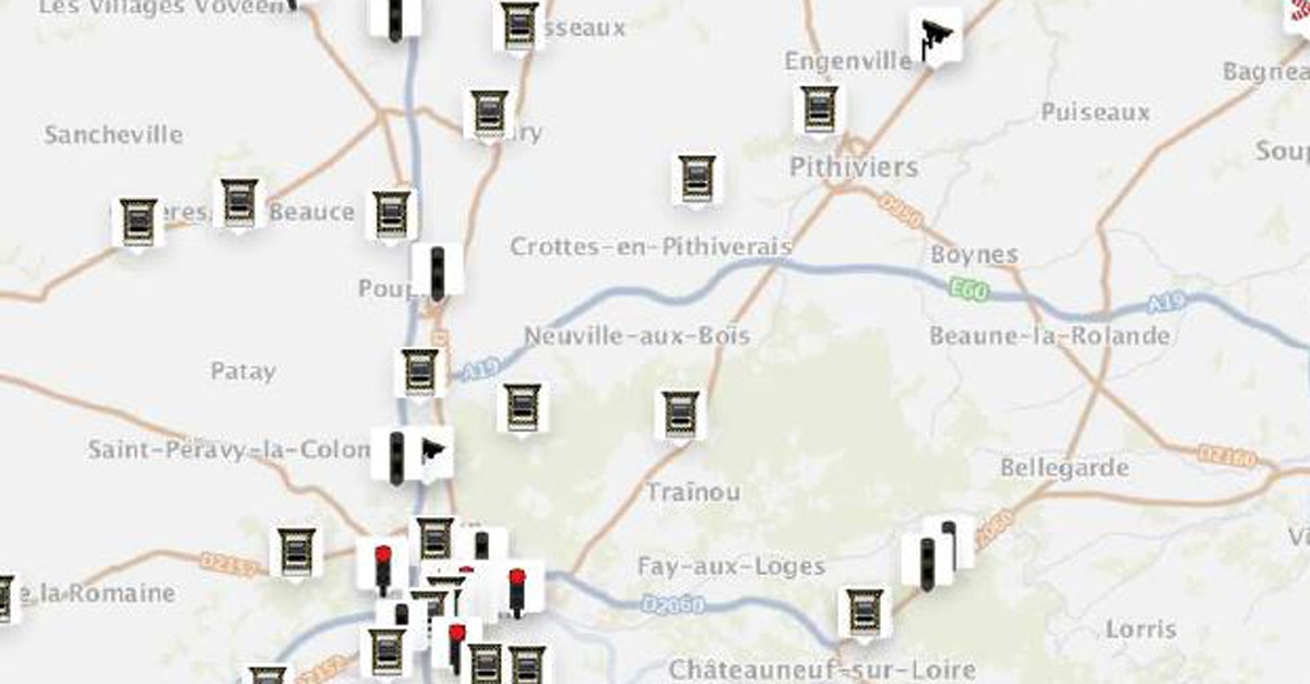 Carte officielle des radars fixes et itinéraires