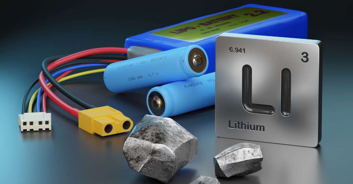 Batteries de lithium différentes